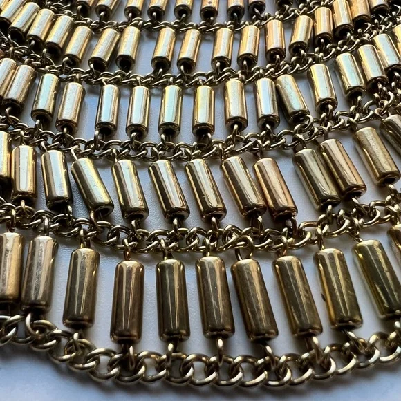 Gold Colored Link Necklace - Picture 2 of 2